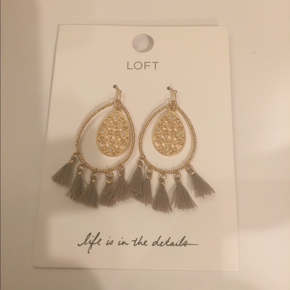 Loft Filigree tassel drop earring - Picture 4 of 7